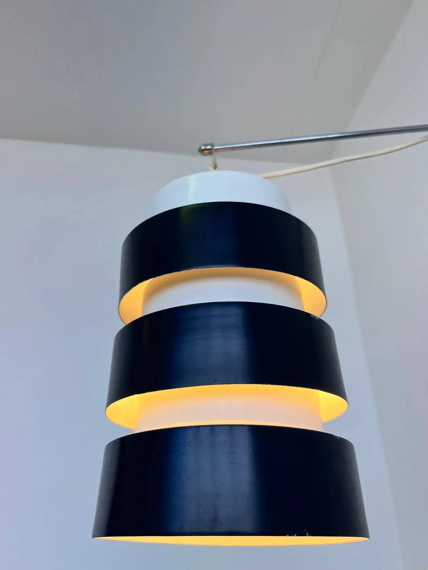 Mid-century adjustable wall lamp designed by Josef Hurka for Napako, 1970s