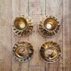 Vintage golden porcelain cups
