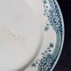 Vintage round earthenware serving platter, Saint Amand Nouvelle Usine Céramique