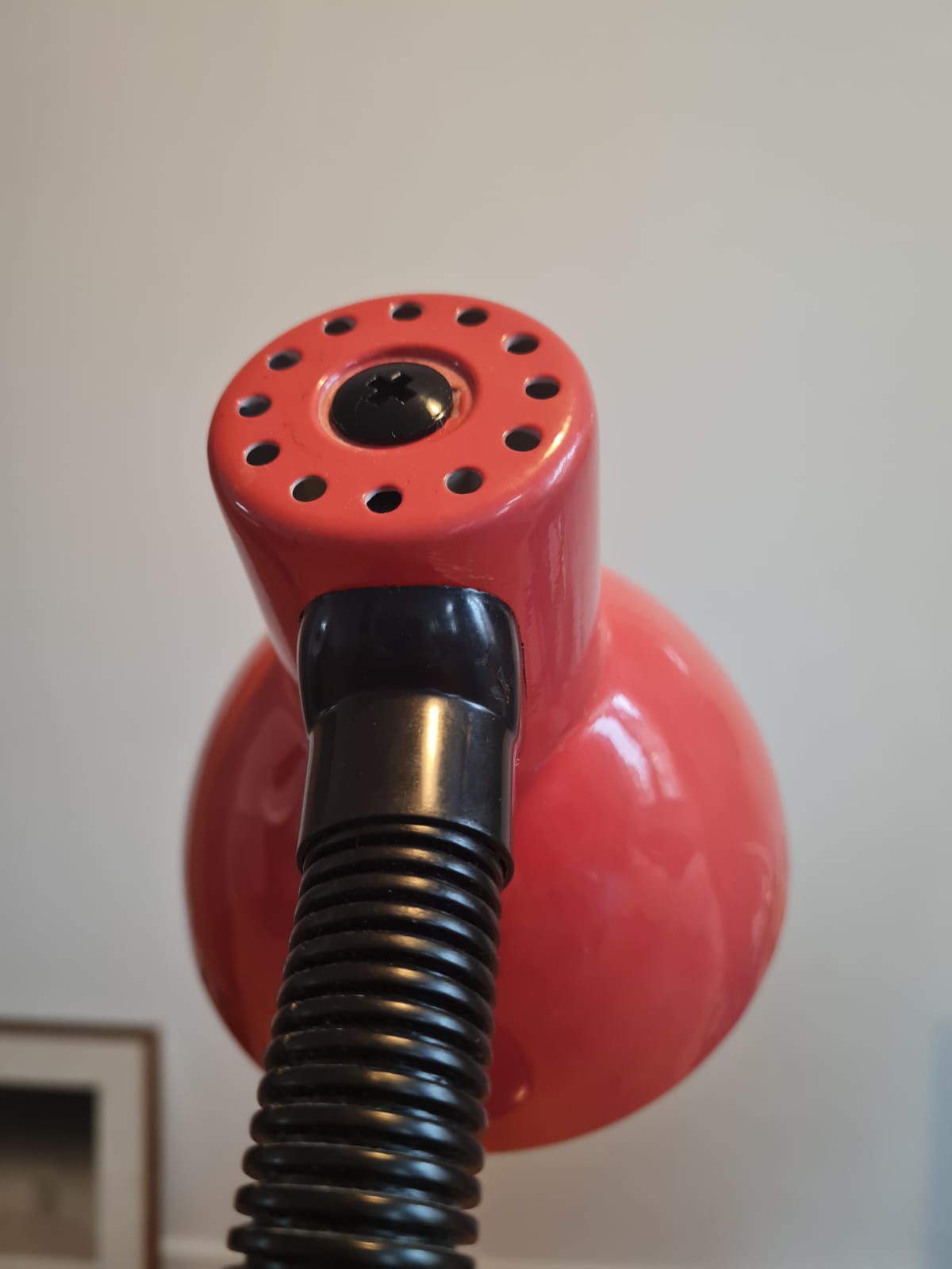 Primary color table lamp 1980