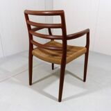 Chaise de bureau en teck modèle 68 de Niels Otto Møller pour J.L. Moller, Danemark