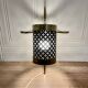 Large metal wall light design 1950.