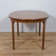 Mid century oval teak extendable dining table from mcintosh, 1960s