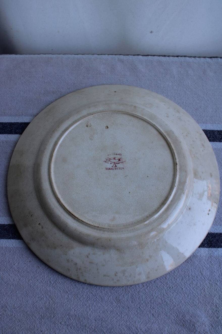 Old ironstone serving dish