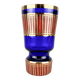 Vase doré des années 1960 par le créateur de verre Jan Gabrhel, Tchécoslovaquie