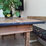 Wooden workshop table