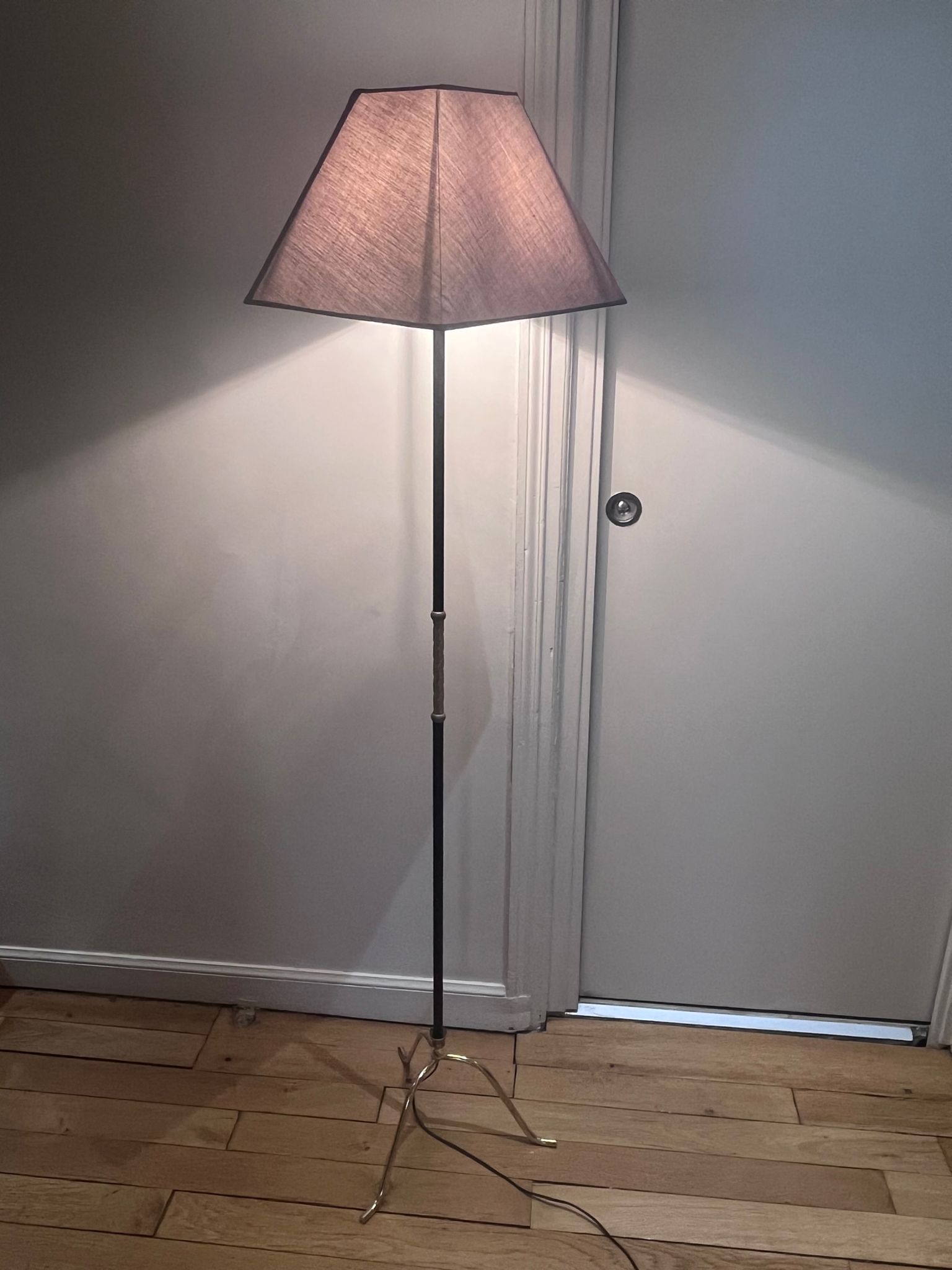 Lampadaire tripode 1950