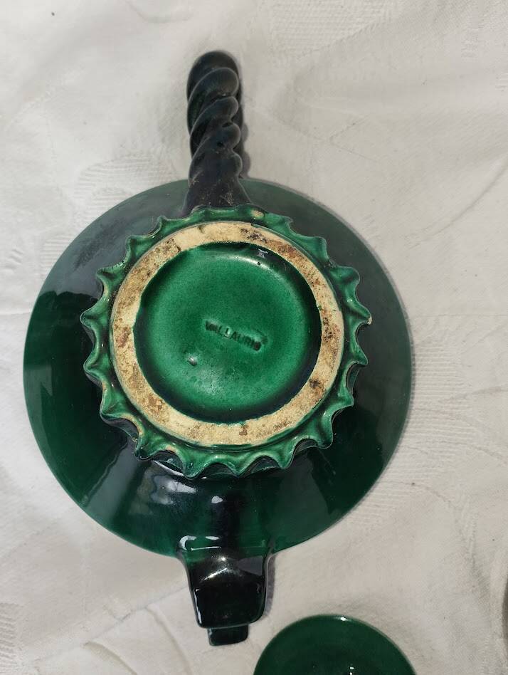 Vallauris green tea set – 1960s