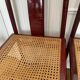Set of 7 lacquered and caned chairs 1980 MONTINA SPA Italy