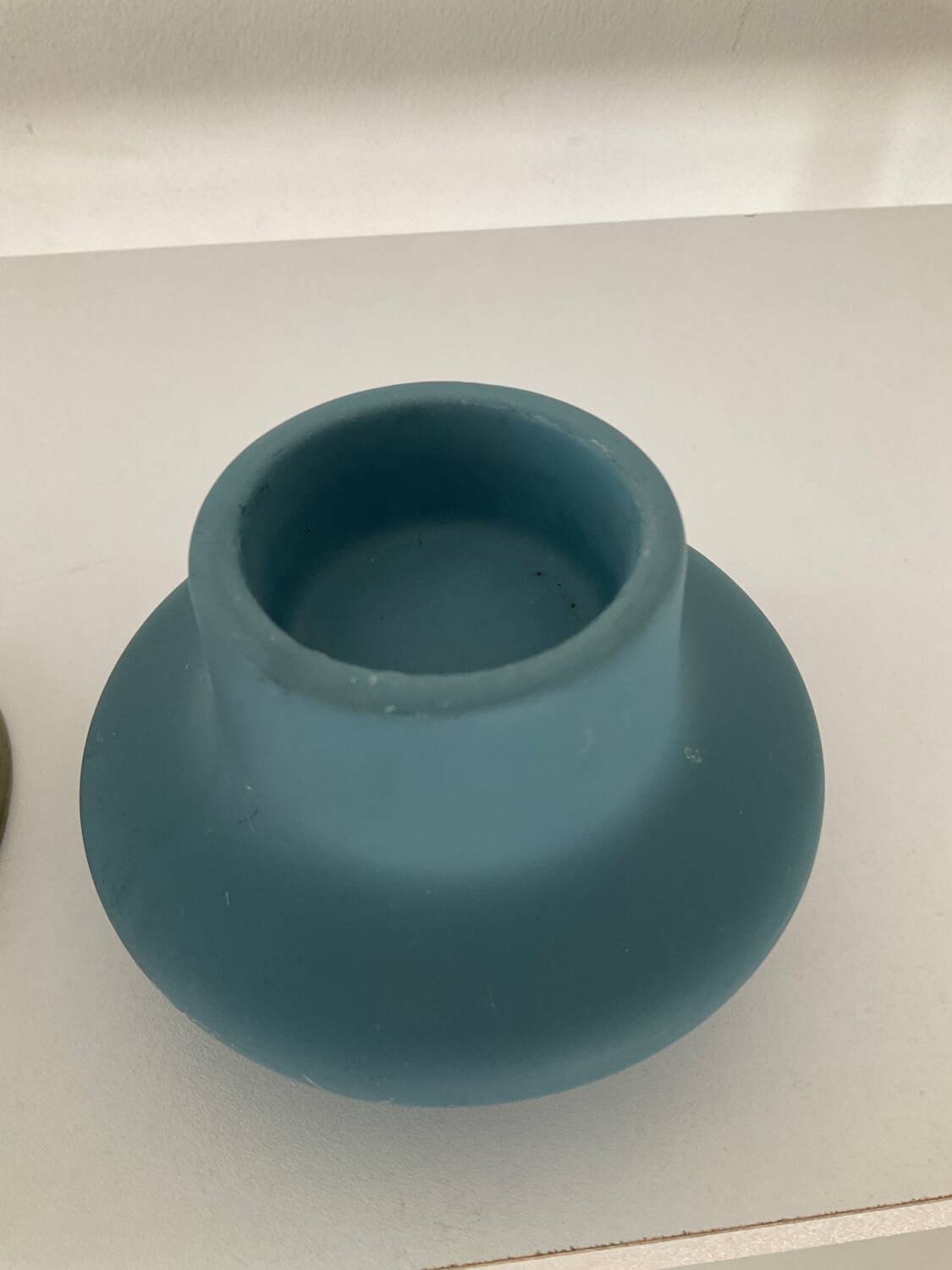 Trio of vintage ceramic candlesticks from the 70s