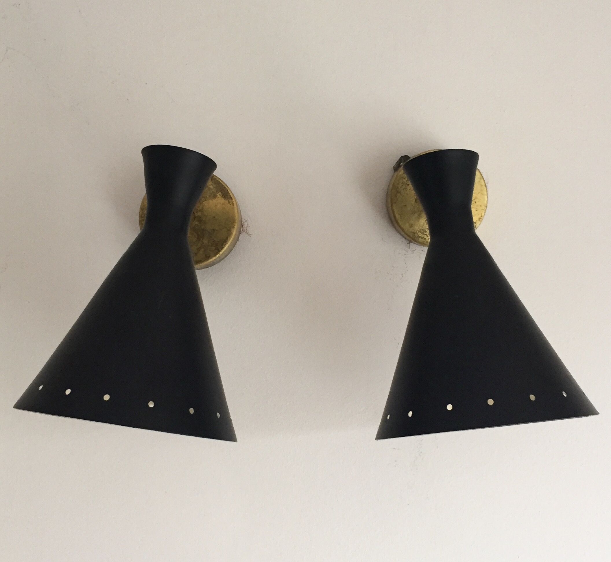 Pair of appliques design years 50