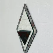 Vintage art deco beveled mirror
