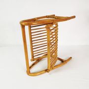 Mid Century Bamboo Newspaper Holder, Germany, 1960s