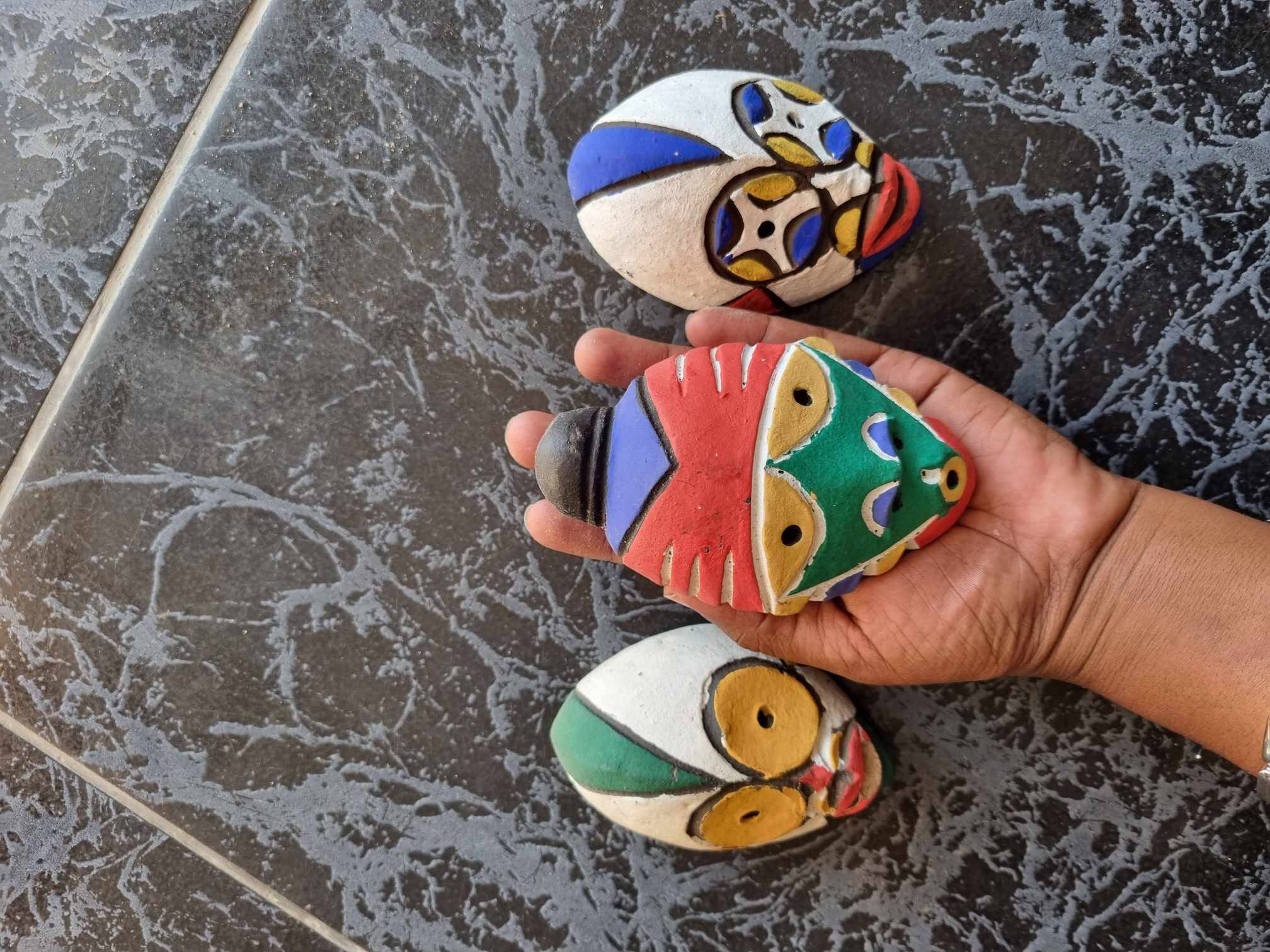 Set of 3 African Passport Masks