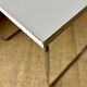 3 tables gigognes – acier chromé & plateau stratifié