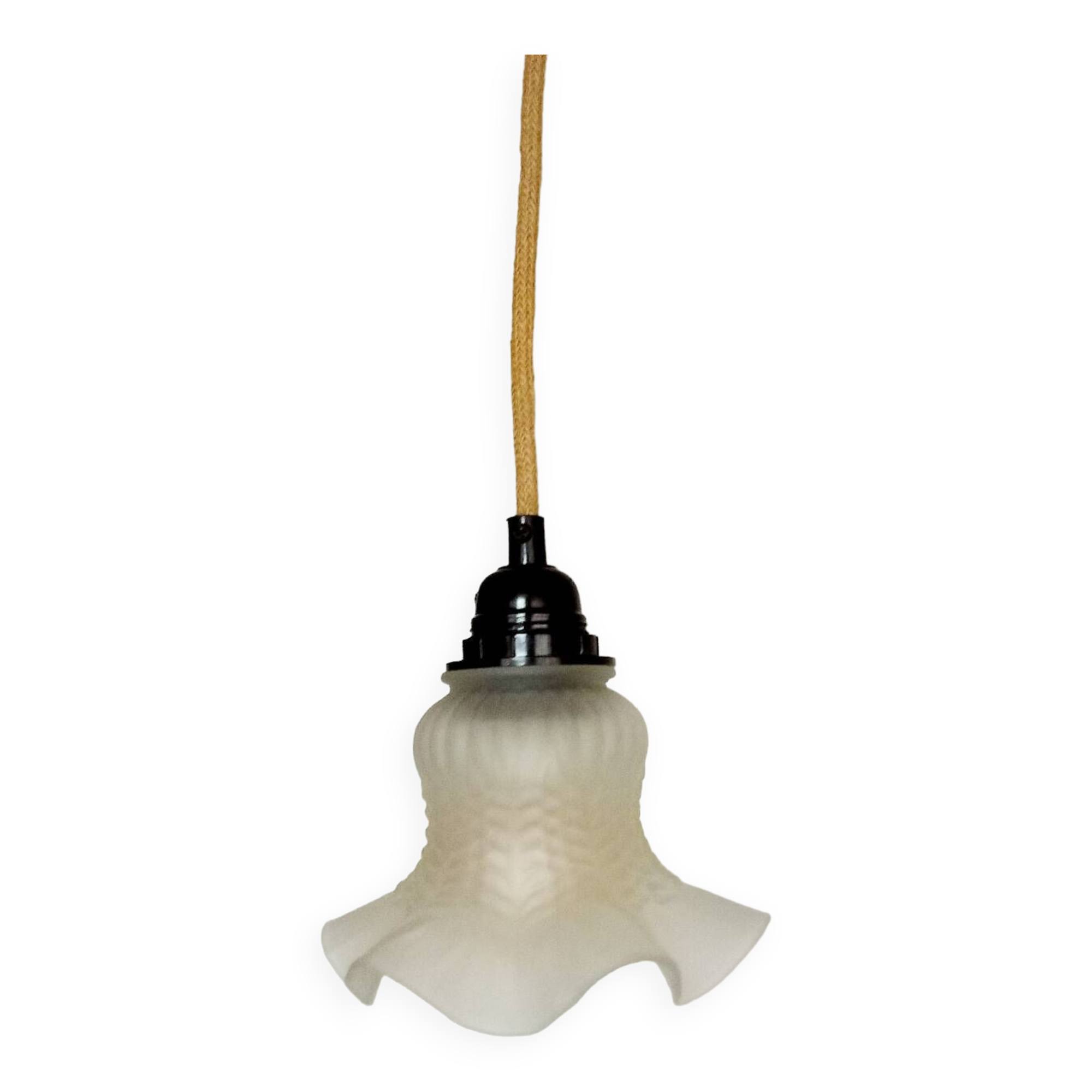 Suspension / frosted glass lampshade