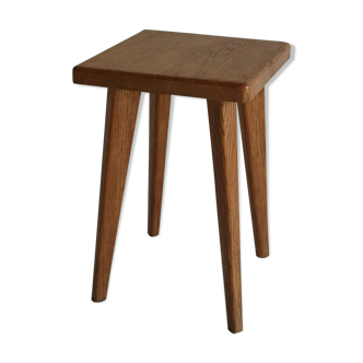 50s oak stool