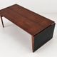 Table basse extensible en teck danois modèle PJ 56B par Grete Jalk, années 1960.