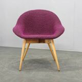 Miroslav Navratil Shell Lounge Chair, Czechoslovakia 1960s