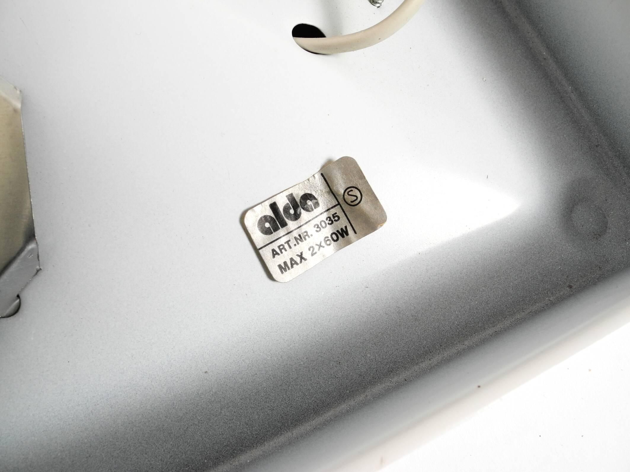 Beautiful 1970s square ceiling lamp made of pine wood by Alda Sweden