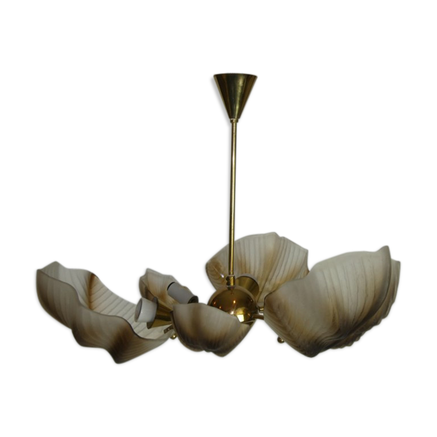 Vintage shell chandelier