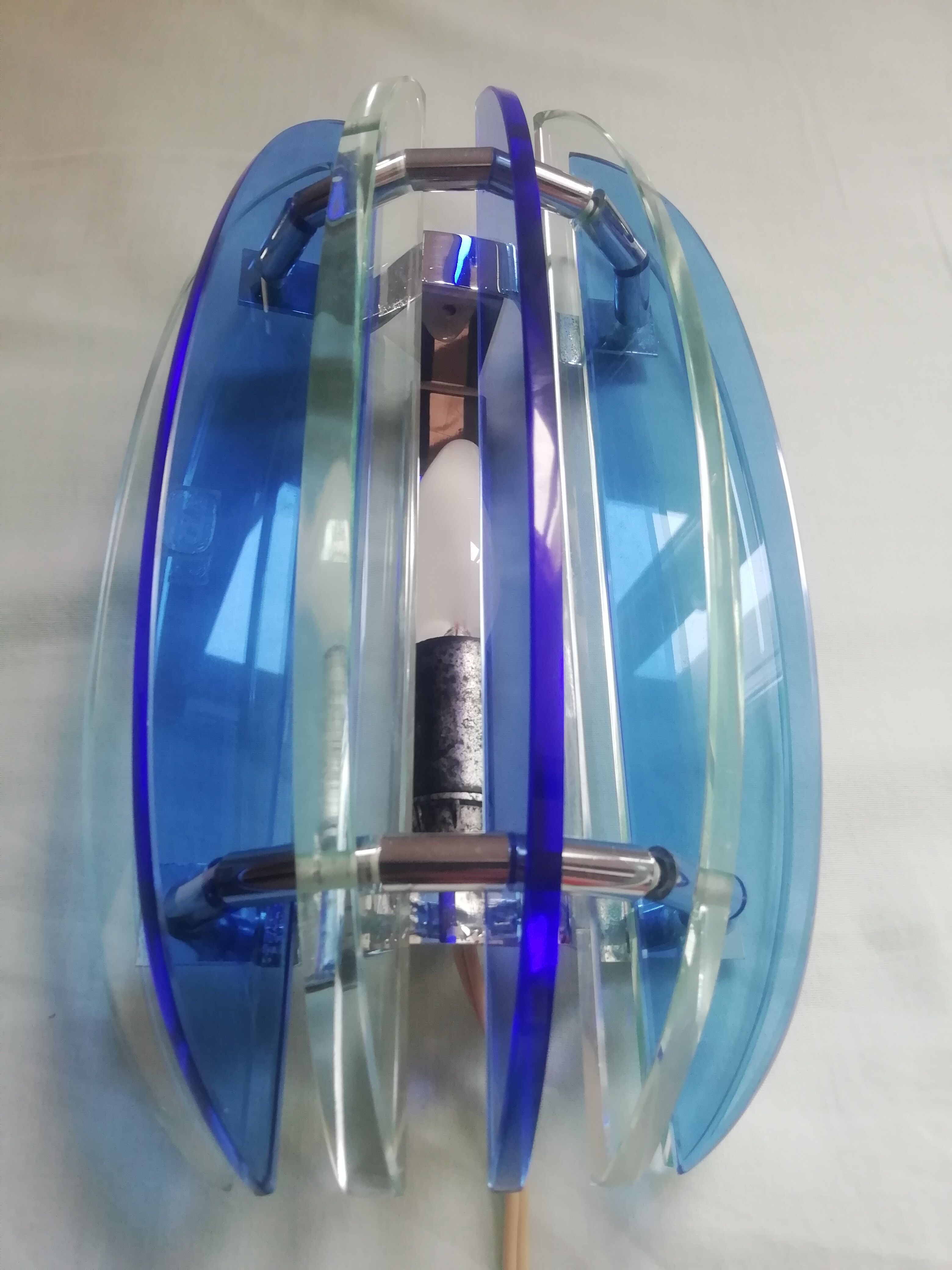 Pair of Veca Fontana Arte wall lights