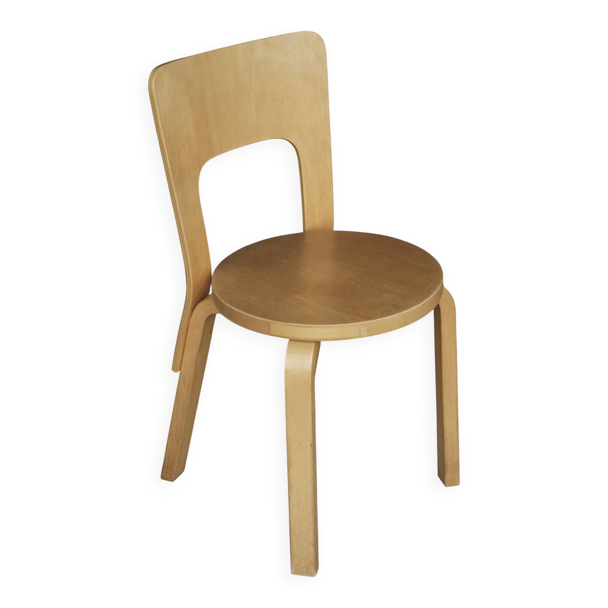 Model 66 chair by Alvar Aalto for Artek, 1980's