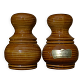 Saint Clement pepper and salt shaker set