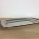Plat scandinave inox et teck