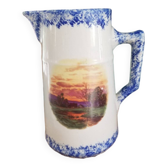 Vintage stoneware pitcher