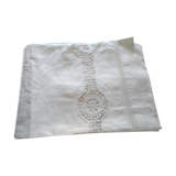 Nappe à thé en lin dentelle