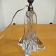 Pied de lampe en cristal Baccarat signé – France – années 70