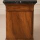 Louis-Philippe commode in Walnut Burl, mid-19th century.