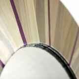 Witch's Eye Mirror in straw marquetry