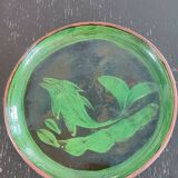 Assiette terre cuite émaillée