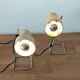 Paire de lampes de chevets orientables 1970.
