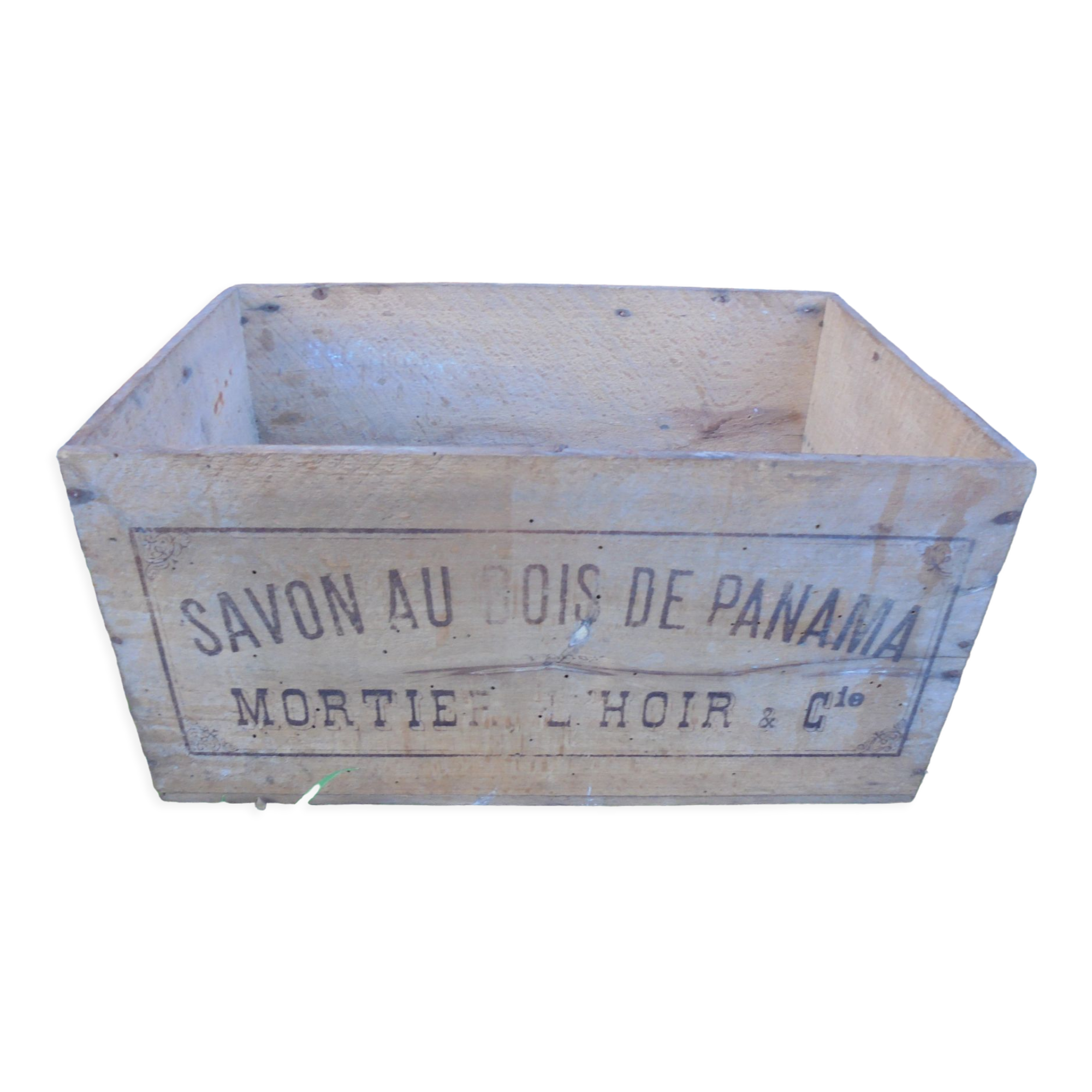 Wooden box panama wood soap l'hoir mortar