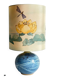 VINTAGE Ceramic and Silk LAMP