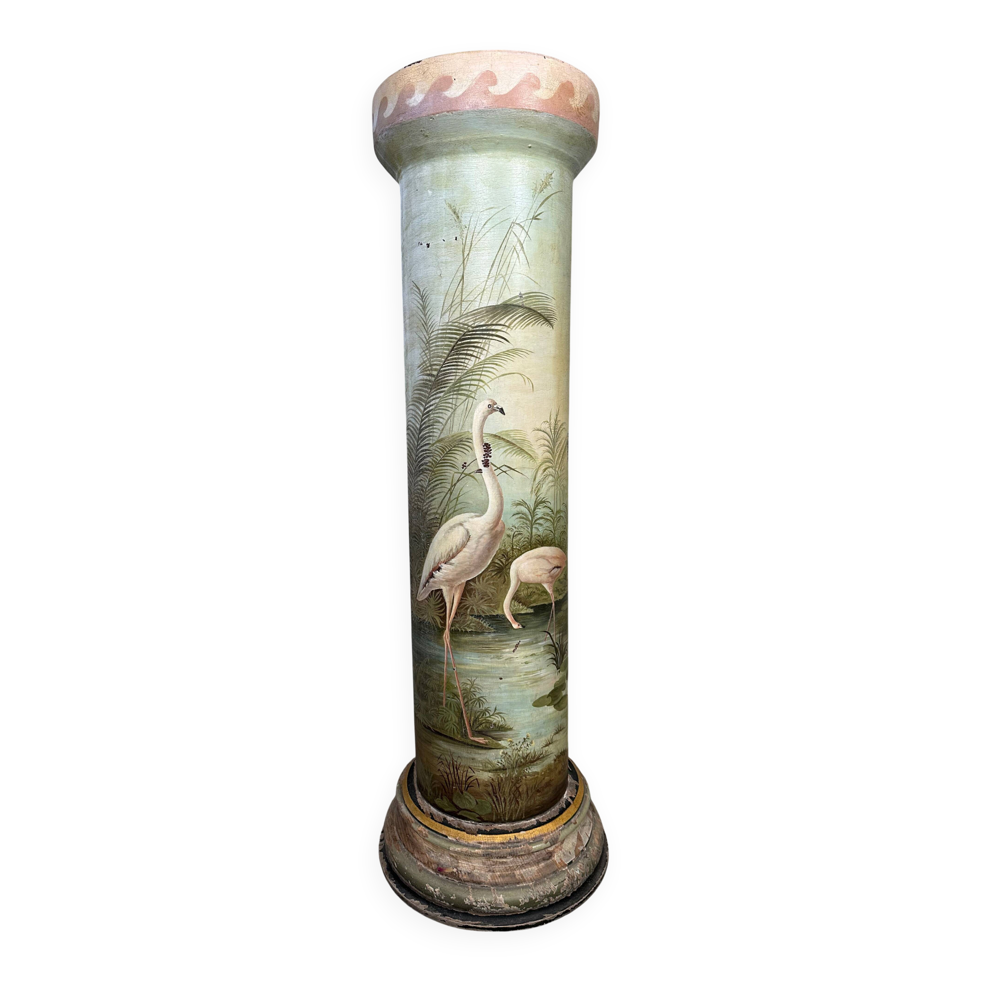 Antique French column – stoneware