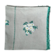 Nappe brodée main en lin