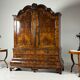 Dutch burr walnut cabinet ca. 1740