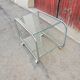 Vintage dressing table chrome and glass