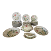 Service 39 pieces haviland limoges sin hai decor floral