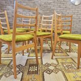 Set of 8 Scandinavian chairs from the 1970s