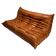 Togo Leather 3-Seaters Sofa attributed to Michel Ducaroy for Ligne Roset, 1992