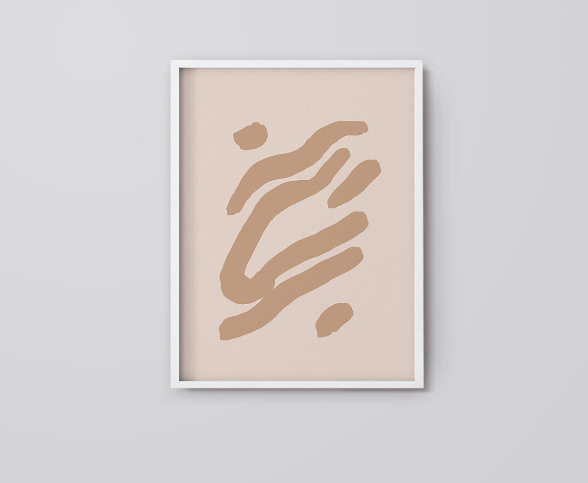 Impression d’art de giclée abstraite A3