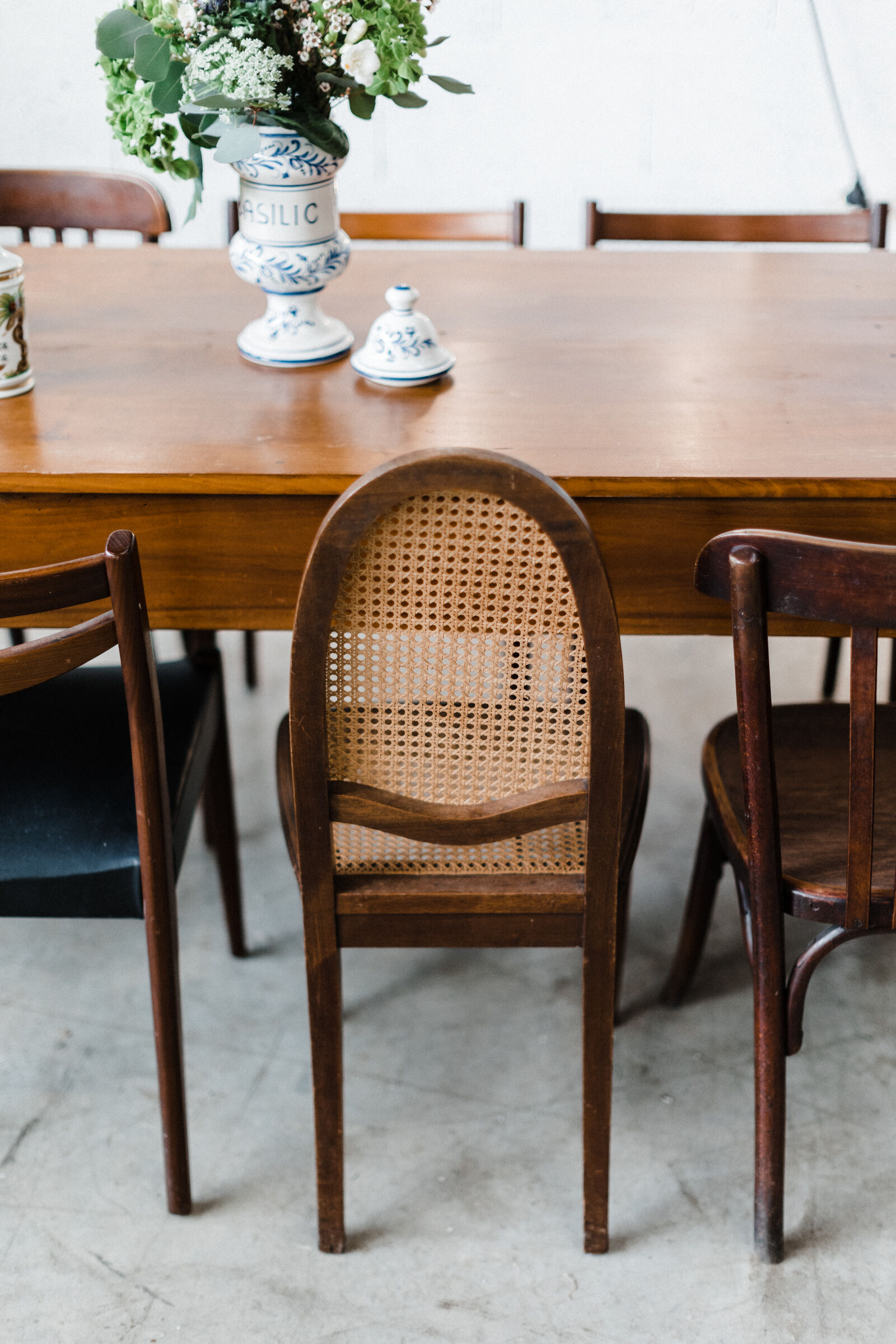 Rectangle wooden table "Cyclamen Mahogany"