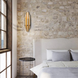 Golden Moral Wall Lamp