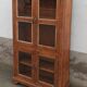 Old wooden glass cabinet