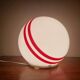 Very Rare Midcentury Table Ball Glass Lamp, 1970s